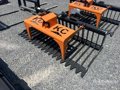 2025 Kit Containers QT-SG-S76-V3 76 in Skeleton Skid Steer Grapple (Unused)