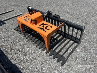 2025 Kit Containers QT-SG-S76-V3 76 in Skeleton Skid Steer Grapple (Unused)