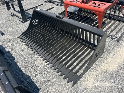2025 Kit Containers QT-SB-H72-F 72 in Skeleton Skid Steer Bucket (Unused)