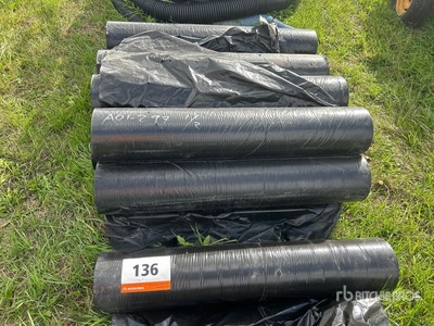 Quantity of (14) Black Plastic Sheeting Rolls