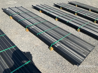 Quantity of (50) 2025 Kit Containers 12 ft Corrugated Tin Divers - Matériaux de construction (Unused)