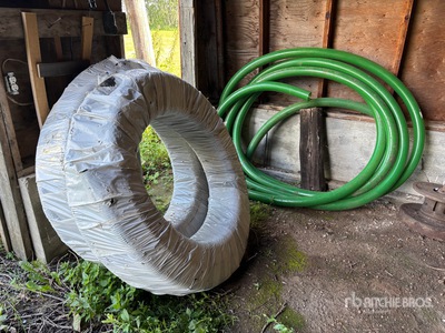 Quantity of (2) 3 in 100 ft Air Drill Hose (Unused)