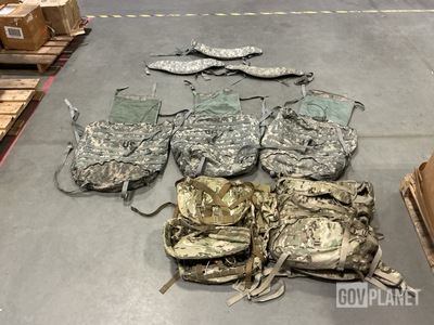 (33) Large Field Rucksacks, (36) Molded Waist Belts & (2) Large Field Packs