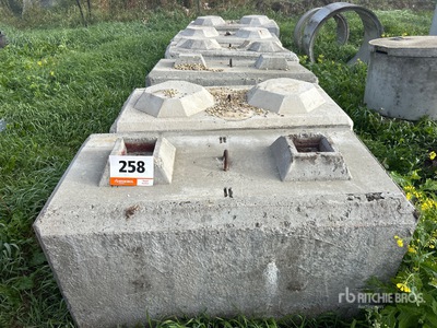 Quantity of (6) Heavy Duty Concrete Blocks