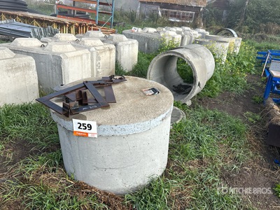 Quantity of (8) Concrete Well Tiles