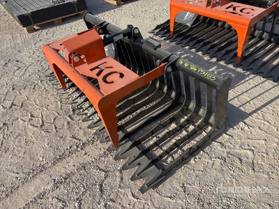 2025 Kit Containers QT-SG-S76-V3 76 in Skeleton Skid Steer Grapple (Unused)