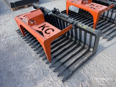 2025 Kit Containers QT-SG-S76-V3 76 in Skeleton Skid Steer Grapple (Unused)