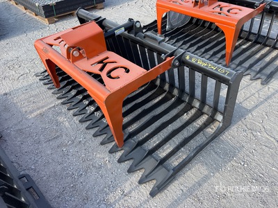 2025 Kit Containers QT-SG-S76-V3 76 in Skeleton Skid Steer Grapple (Unused)