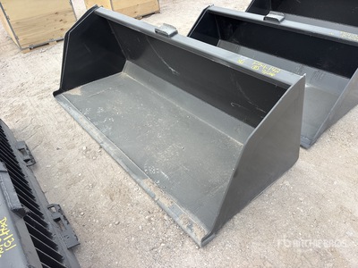 2025 Kit Containers QT-SNB-84 84 in Snow & Litter Skid Steer Bucket (Unused)