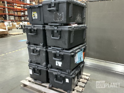 (7) Storage Cases & (1) Storage Bin