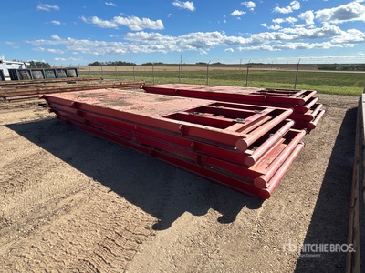 Quantity of 8 ft 6 in x 22 ft 4 in Steel Skids