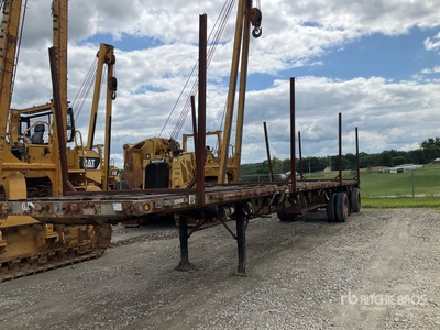 1990 Transcraft TL 110 T/A Boomstam aanhangwagen