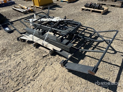 Tusk Folding Hand Rails (Unused) - Fits Hitachi ZX490-6