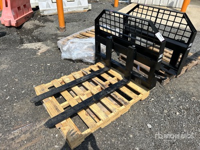 JBX 4000 48 in Skid Steer Forks (Unused)