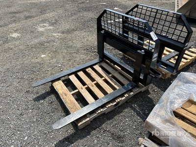 JBX 4000 48 in Skid Steer Forks (Unused)