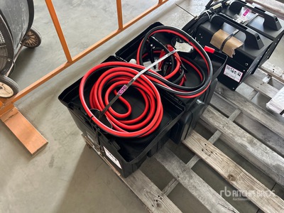 Quantity of (5) 25 ft 800 Amp Extra HD Booster Cables (Unused)