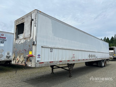 2012 Utility 3000R 53 ft x 102 in T/A Van Trailer