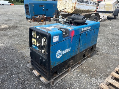 2015 Miller 300 A Skid-Mounted Multi-Process 3-in-1 Engine Driven Welder