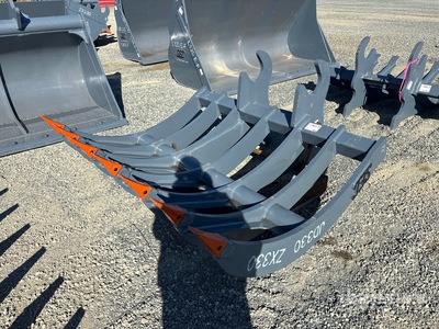2026 SEC 72 in Excavator Rake - Fits ZX330 (Unused)