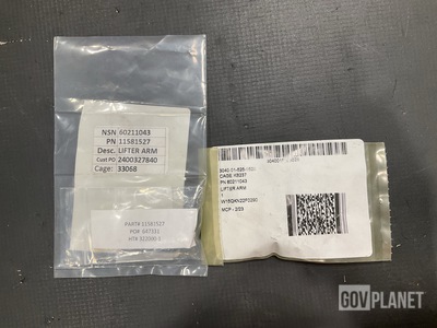 (2) BAE Systems 11581527 Non-Rotating Shaft Eye Brackets