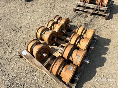 Quantity of (8) Single Flange Rollers - Fits D8