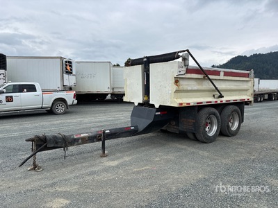 1983 Trailmobile 14 ft T/A Pup Dump Trailer
