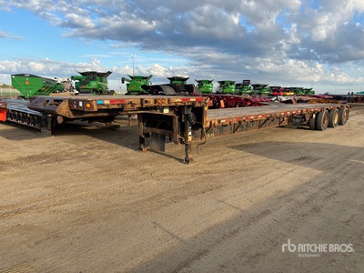 2014 Manac 50 ft Tri/A 50 ft Extendable Step Deck Trailer