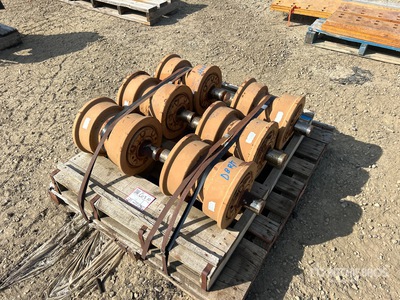 Quantity of (6) Single Flange Rollers