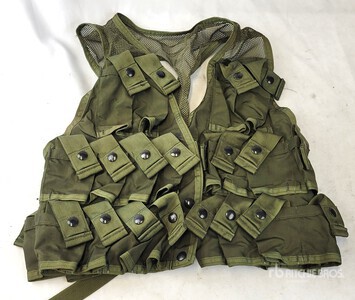(21) U.S. OD Grenade Vests & (2) Survival Vests