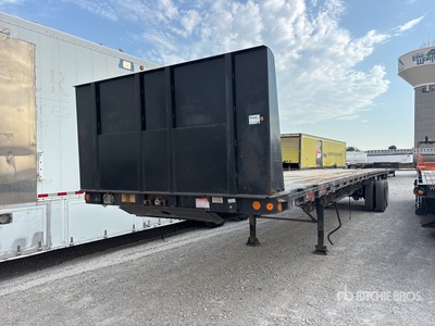 2007 Lufkin 45 ft T/A Flatbed Trailer