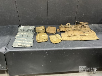 (50) Saw Pouches, (148) First Aid Pouches, (60) Bandoleers & Assorted Items