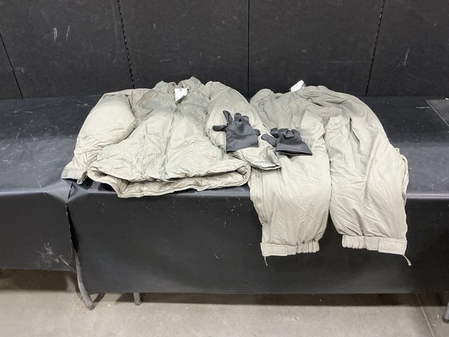 (31) Cold Weather Parkas, (38) Pairs of Cold Weather Trousers & Assorted Items (31) Cold Weather Parkas, (38) Pairs of Cold Weather Trousers & Assorted Items