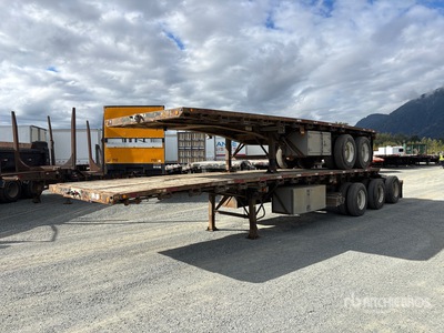 2011 Thruway 31 ft Super B-Train Lead Flatbed Trailer