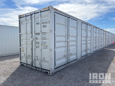 2026 40 ft High Cube Multi-Door Storage Container