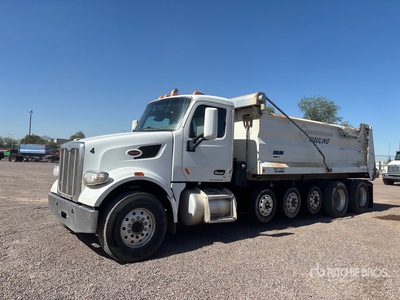 2018 Peterbilt 567 12x4 Simple 16 Five Axle Dump Truck