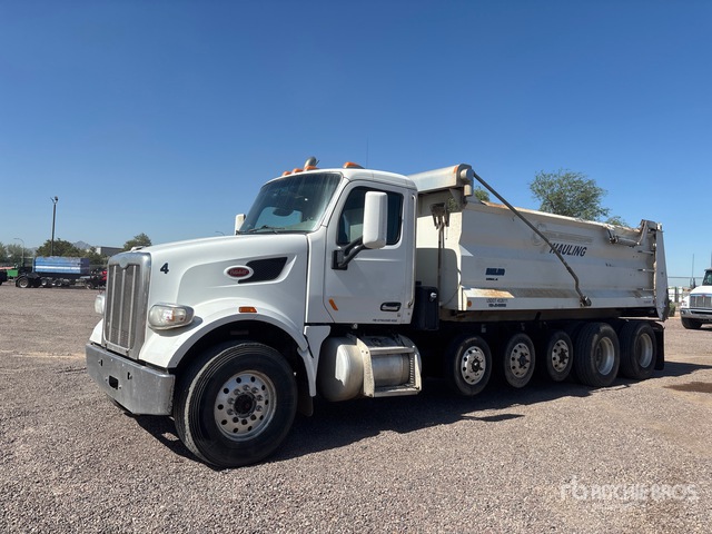 2018 Peterbilt 567 12x4 Simple 16 Five Axle Dump Truck