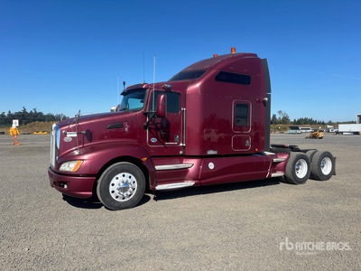2011 Kenworth T660 6x4 T/A Sleeper Truck Tractor