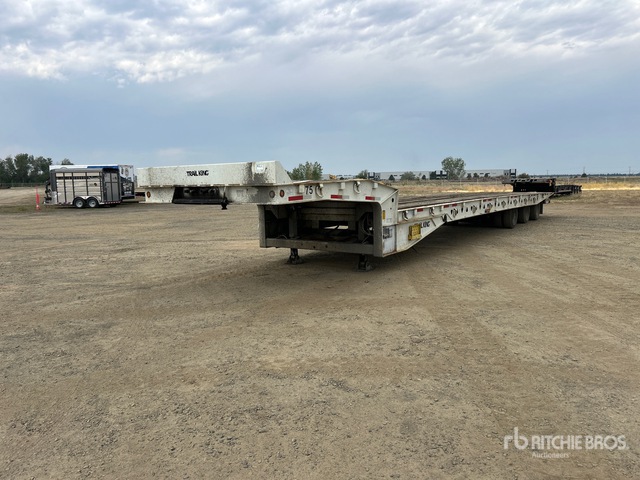 2007 Trail King TK70SA-533 70 ton 53 ft Tri/A Sliding Axle Trailer