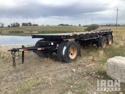 1995 Alloy 22 ft Tri/A Turntable A-Train Pup Pritsche Anhänger
