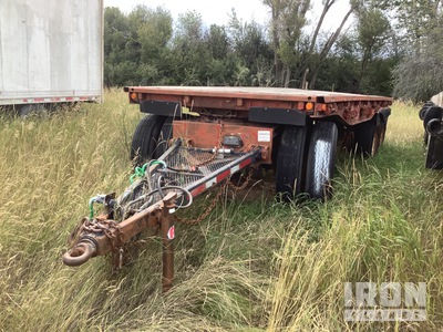1995 Alloy 22 ft Tri/A Turntable A-Train Pup Pritsche Anhänger