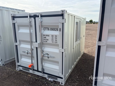 2026 9 ft Multi-Door Open-Sided Storage Container (Unused)