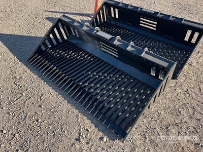 2026 GIYI GY-RB66N 66 in Skeleton Skid Steer Bucket (Unused)