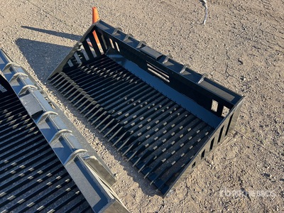 2026 GIYI GY-RB66N 66 in Skeleton Skid Steer Bucket (Unused)