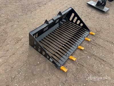 2026 GIYI GY-RB44 44 in Mini Rock Skid Steer Bucket (Unused)