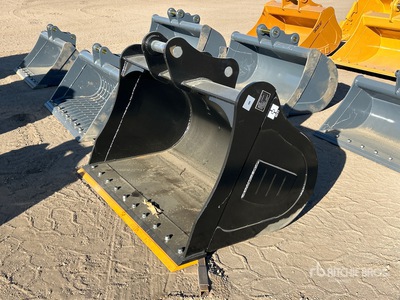 2026 GIYI GY-FB60 60 in Excavator 12T Flat Bucket Excavator Bucket (Unused)