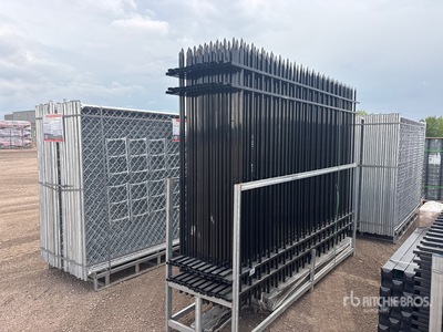 2026 SKLP SK-N20 9 ft 10 in x 6 ft 6 in Powder Coated 10 Ft x 7 Ft Clôture (Unused)