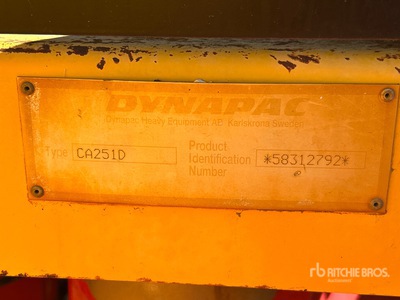 1996 Dynapac CA251D Smooth Drum Compactor