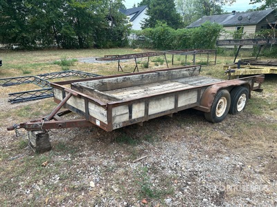 1993 Texas Bragg 16 ft T/A Utility Trailer