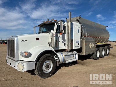 2015 Peterbilt 367 22500 L 8x6 Sleeper Tanker Truck