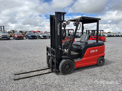 2026 Terramax CPD-30 6600 lb Montacargas Electrico (Sin Usar) / Electric Forklift (Unused)